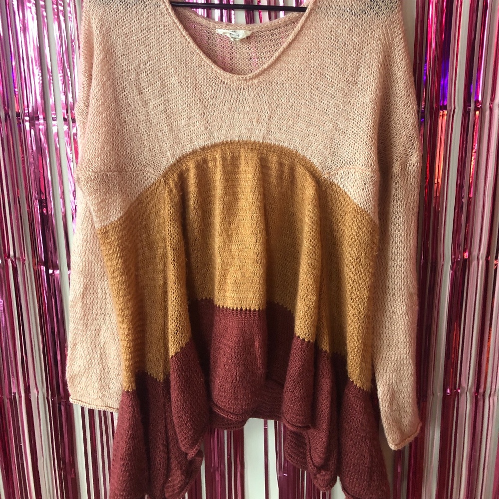 Tri-Colored Sweater